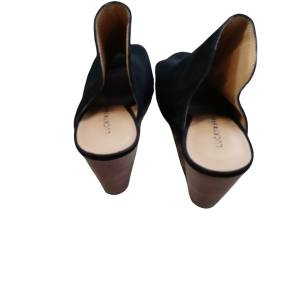 Lucky Brand,Reygan suede mule wedge,size 7.5 - Picture 5 of 7